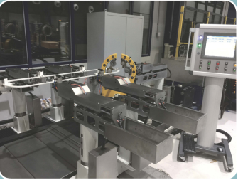 ZCN090B-X（1550、2500）跑道式線圈數(shù)控包帶機（機械爪結(jié)構(gòu)）